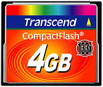 Фото Transcend CompactFlash 133x 4Gb (TS4GCF133)