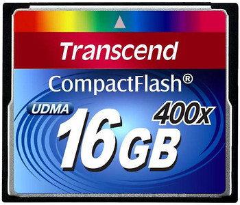 Фото Transcend CompactFlash 400x 16Gb