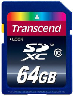 Фото Transcend SDXC Class 10 64Gb