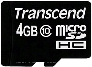 Фото Transcend microSDHC Class 10 4Gb