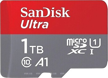 Фото SanDisk Ultra microSDXC Class 10 UHS-I A1 1Tb (SDSQUAC-1T00-GN6MN)