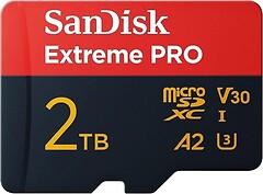 Фото SanDisk Extreme Pro microSDXC Class 10 UHS-I U3 V30 A2 2Tb (SDSQXCD-2T00-GN6MA)