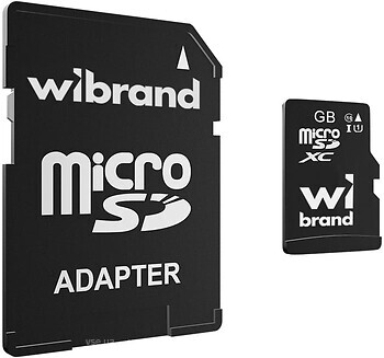 Фото Wibrand microSDXC Class 10 UHS-I U1 128Gb (WICDHU1/128GB-A)