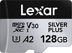 Фото Lexar Silver Plus microSDXC UHS-I V30 A2 U3 128Gb (LMSSIPL128G-BNANG)
