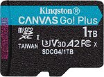 Фото Kingston Canvas Go! Plus microSDXC Class 10 UHS-I U3 V30 1Tb (SDCG4/1TBSP)