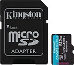 Фото Kingston Canvas Go! Plus microSDXC Class 10 UHS-I U3 V30 512Gb (SDCG4/512GB)