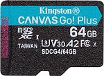 Фото Kingston Canvas Go! Plus microSDXC Class 10 UHS-I U3 V30 64Gb (SDCG4/64GBSP)