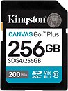 Фото Kingston Canvas Go! Plus SDXC Class 10 UHS-I U3 V30 256Gb (SDG4/256GB)