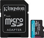 Фото Kingston Canvas Go! Plus microSDXC Class 10 UHS-I U3 V30 128Gb (SDCG4/128GB)