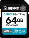 Фото Kingston Canvas Go! Plus SDXC Class 10 UHS-I U3 V30 64Gb (SDG4/64GB)