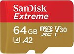 Фото SanDisk Extreme Pro microSDXC Class 10 UHS-I U3 A2 64Gb (SDSQXCU-064G-GN6MN)