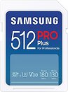 Фото Samsung Pro Plus SDXC Class 10 UHS-I U3 V30 512Gb (MB-SD512S/AM)