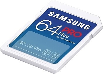Фото Samsung Pro Plus SDXC Class 10 UHS-I U3 V30 64Gb (MB-SD64S/AM)
