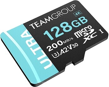 Фото Team Group Ultra microSDXC UHS-I A2 V30 128Gb (TULMSDX128GIA2V3022503)
