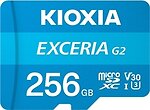 Фото Kioxia Exceria G2 microSDXC Class 10 UHS-I U3 V30 256Gb (LMEX2L256GG2)
