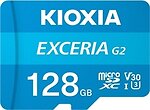Фото Kioxia Exceria G2 microSDXC Class 10 UHS-I U3 V30 128Gb (LMEX2L128GG2)
