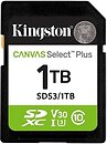Фото Kingston Canvas Select SDXC Class 10 UHS-I U3 V30 1Tb (SDS3/1TB)