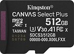 Фото Kingston Canvas Select microSDxC Class 10 UHS-I U3 V30 512Gb (SDCS3/512GBSP)