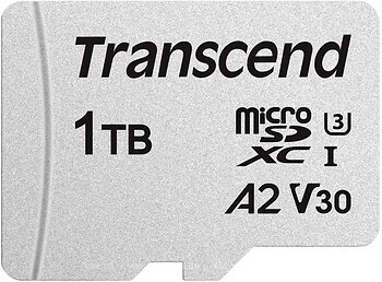 Фото Transcend 300S microSDXC Class 10 UHS-I U3 V30 1Tb (TS1TUSD300S-A)