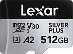 Фото Lexar Silver Plus microSDXC UHS-I V30 A2 U3 512Gb (LMSSIPL512G-BNANG)