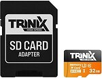 Фото Trinix microSDHC Class 10 UHS-I U3 V30 A1 32Gb + SD-adapter (90-00034)