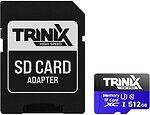 Фото Trinix microSDXC Class 10 UHS-I U3 V30 A1 512Gb + SD-adapter (90-00038)