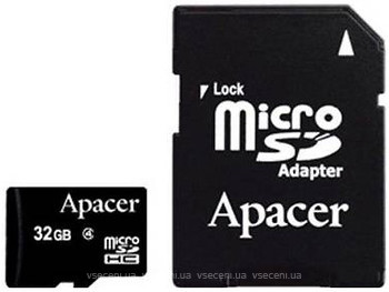 Фото Apacer microSDHC Class 4 32Gb