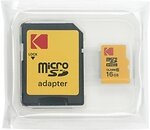 Фото Kodak microSDHC Class 10 UHS-I U1 16Gb (EKMSDM16GHC10CJ60K)