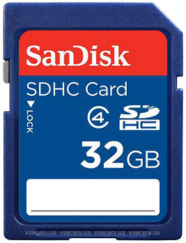 Фото SanDisk SDHC Class 4 32Gb
