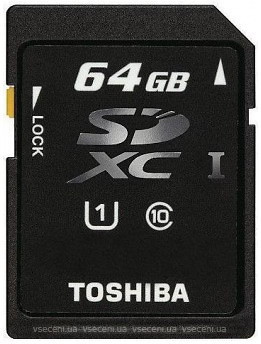 Фото Toshiba SDXC Class 10 64Gb