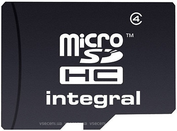 Фото Integral microSDHC Class 4 4Gb
