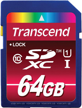 Фото Transcend SDXC UHS-I 600x 64Gb (TS64GSDXC10U1)