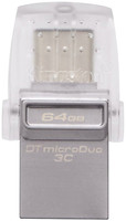 Фото Kingston DataTraveler Micro Duo 3C 64 GB (DTDUO3C/64GB)