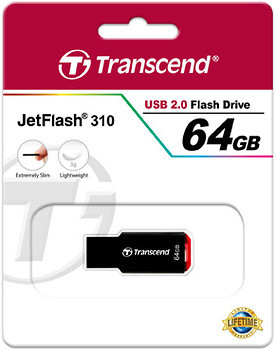 Фото Transcend JetFlash 310 64 GB (TS64GJF310)