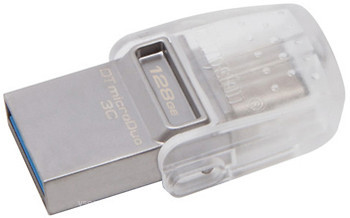 Фото Kingston DataTraveler Micro Duo 3C 128 GB (DTDUO3C/128GB)