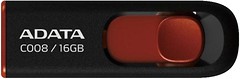 Фото ADATA Classic C008 Black-Red 16 GB (AC008-16G-RKD)