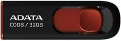 Фото ADATA Classic C008 Black-Red 32 GB (AC008-32G-RKD)