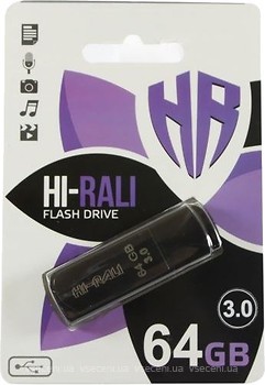 Фото Hi-Rali Taga series Black 64 GB (HI-64GB3TAGBK)