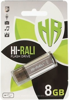 Фото Hi-Rali Stark series Silver 8 GB (HI-8GBSTSL)