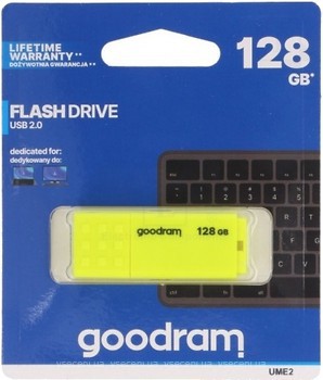 Фото GoodRAM UME2 Yellow 128GB (UME2-1280Y0R11)