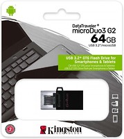 Фото Kingston DataTraveler Micro Duo 3 G2 64 GB (DTDUO3G2/64GB)