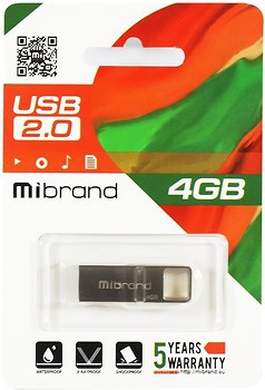 Фото Mibrand Shark Silver 4 GB