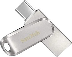 Фото SanDisk Ultra Dual Drive Luxe Type-C Silver 256 GB (SDDDC4-256G-G46)