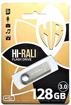 Фото Hi-Rali Shuttle Series Silver 128 GB (HI-128GB3SHSL)