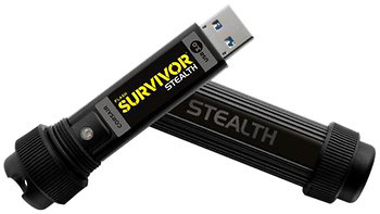 Фото Corsair Flash Survivor Stealth 128 GB (CMFSS3-128GB)