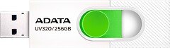 Фото ADATA UV320 White-Green 256 GB (AUV320-256G-RWHGN)