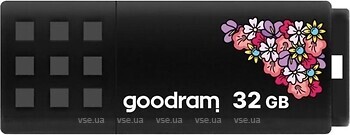 Фото GoodRAM UME2 32GB Spring Black (UME2-0320K0R11-SP)