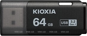 Фото Kioxia TransMemory U301 64 GB Black (LU301K064GG4)