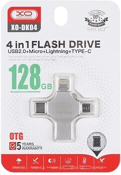 Фото XO DK04 128 GB Silver