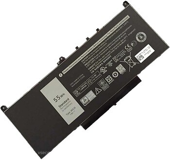 Фото Dell J60J5 Latitude E7470 55Wh 7.6V 7300mAh (A47691)